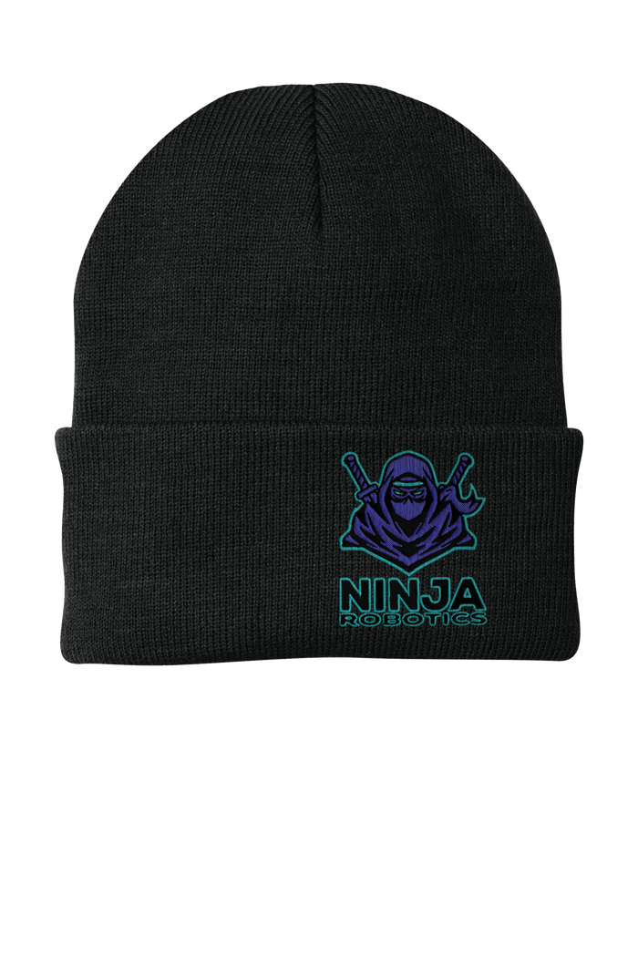Ninja Embroidered Beanie Cap