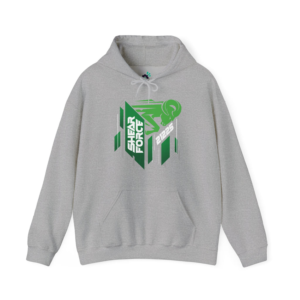 Shear Force — Trapezoid Block Hoodie