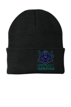 Samurai Embroidered Beanie Cap