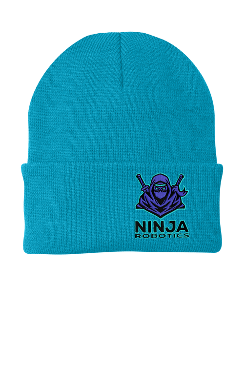 Samurai Embroidered Beanie Cap